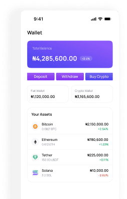 Wallet on mobile